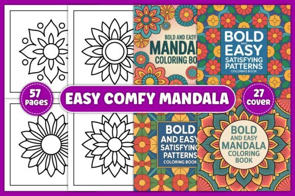 A Bold Graphic Asset for Relaxing Coloring Pages