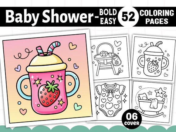A Crafter’s Review of Bold Baby Shower Graphics & Coloring Pages