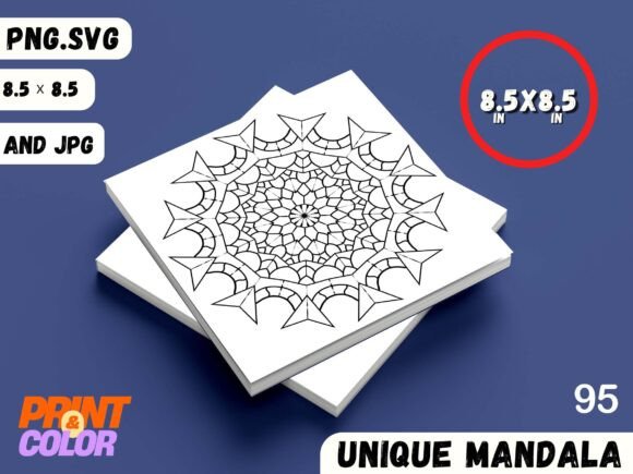 A Deep Dive into the Mandala Coloring Page Adult Graphics for Crafters