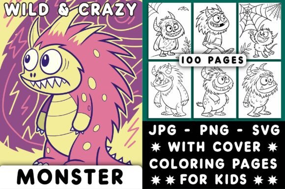 A Designer's Take on Wild Crazy Monster Graphics for Branding
