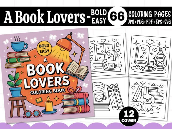 Bold and Easy Book Lovers Graphics for Brand Identity