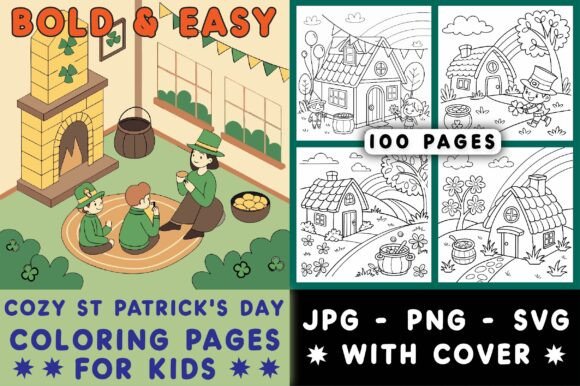 Cozy St Patrick's Day Graphics for Small Business Branding