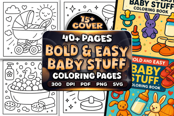 Easy Baby Shower Coloring Pages Bundle: A Designer’s Review