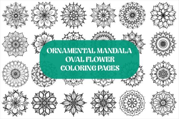 Elegant Flower Coloring Page for Graphics and Creative Projects
