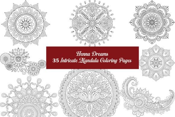 Exploring 35 Henna Dreams Mandala Pages