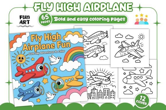 Fly High Airplane Coloring Book: A Publishing Asset Review