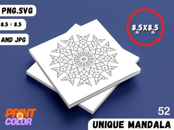 Mandala Coloring Page for Adult Kids 52: A Graphics Must-Have