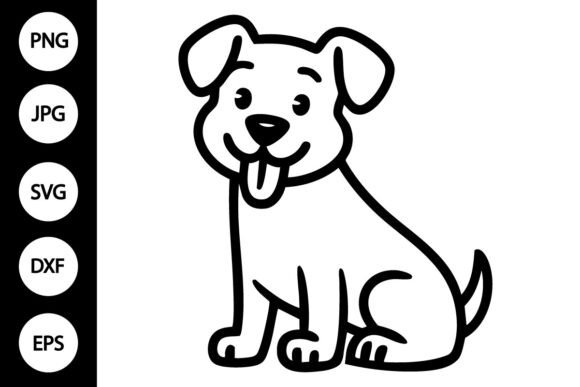 Outline Doodle Dog SVG: A Versatile Craft Graphic