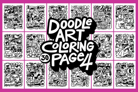 Review: About DOODLE ART COLORING PAGE 4 for Graphics