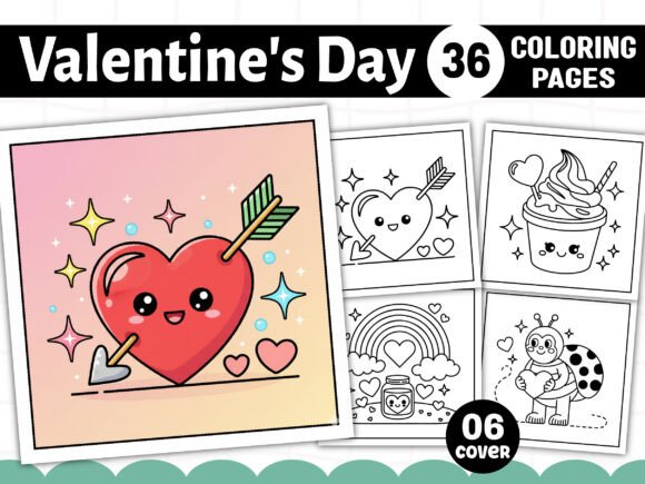 Valentine's Day Coloring Pages for Kids