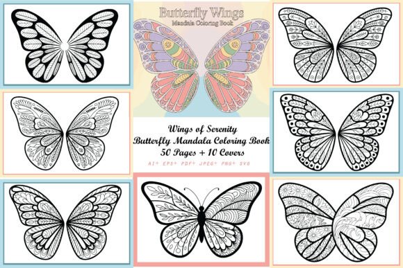 Wings of Serenity: A Graphic Asset for Calm and Creative Branding